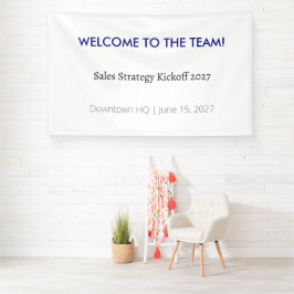 Kantoor Vinyl Banner (Zakelijke Evenementen)