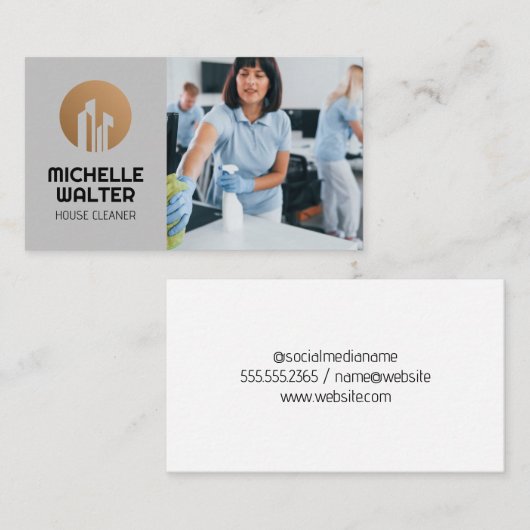 Kantoor Visitekaartje (Voorkant / Achterkant)