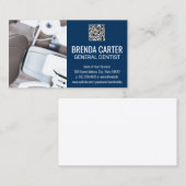 Kantoor | Visitekaartje QR-scancode (Voorkant / Achterkant)