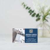 Kantoor | Visitekaartje QR-scancode (Staand voorkant)