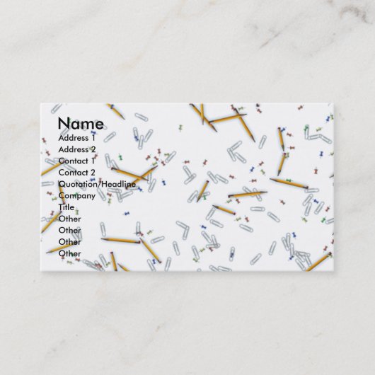 Kantoor Visitekaartjes (Voorkant)