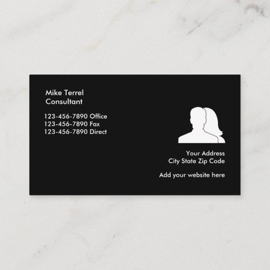 Kantoor Visitekaartjes (Achterkant)