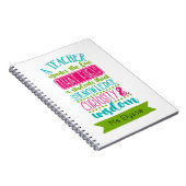 Kantoor voor docenten - Inspirerend offertes Notitieboek