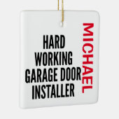 KANTOOR voor hardwerkende klepdeur Keramisch Ornament (Rechts)