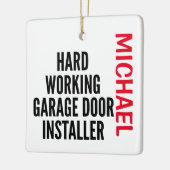 KANTOOR voor hardwerkende klepdeur Keramisch Ornament (Links)