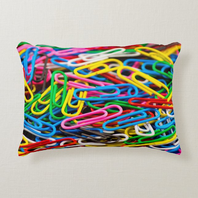 Kantoor voor paperclip accent kussen (Voorkant)