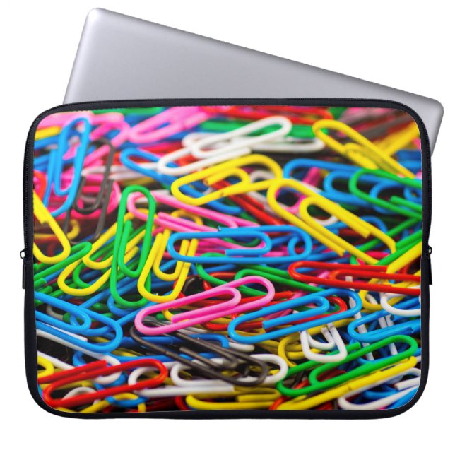 Kantoor voor paperclip laptop sleeve (Voorkant)