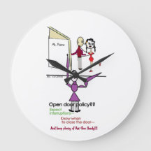 Kantoor vun. klok/ronde