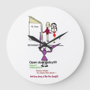 Kantoor vun. klok/ronde grote klok