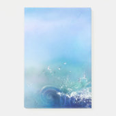 Kantoor - Waterverf Zee Waves Post-it® Notes (Voorkant)