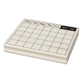 KANTOOR WEEK 5 RIJ ZELF-INKT STEMPEL (Stempel)