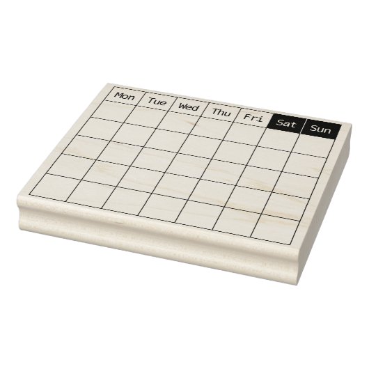 KANTOOR WEEK 5 RIJ ZELF-INKT STEMPEL (Stempel)