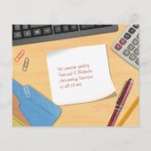Kantoor-werkdesk voor boekhouding flyer (Achterkant)