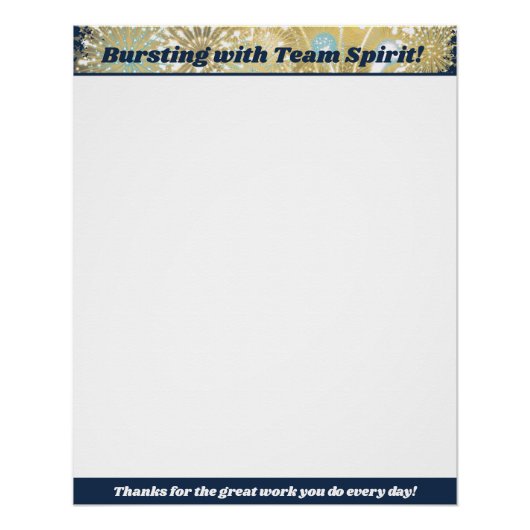 Kantoor werknemer kudos board na erkenning perfect poster (Voorkant)