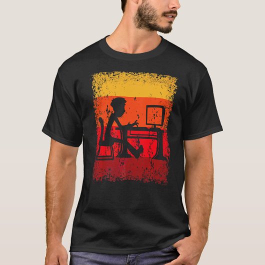Kantoor-werkprogrammeur Thuis-Kantoor T-shirt (Voorkant)