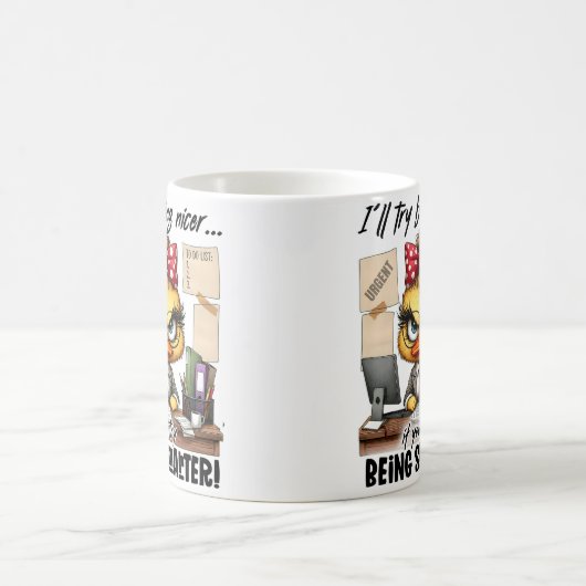 Kantoor Work Coffee Mok – ideaal voor het overleve (Center)