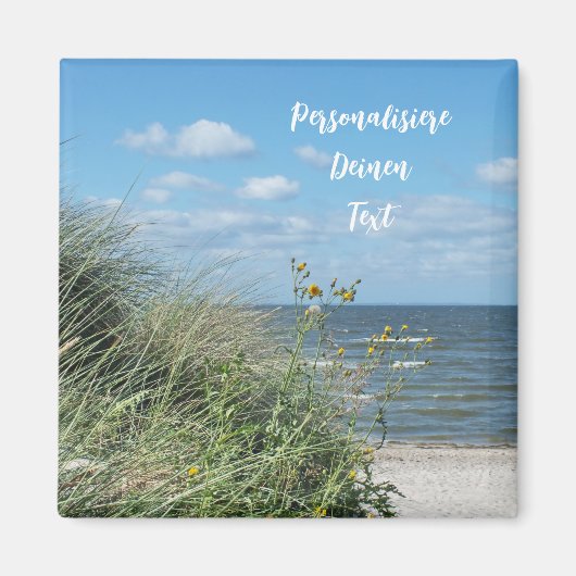 Kantoor zeestrand magneet (Voorkant)