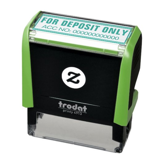 KANTOOR ZELF-INKT STEMPEL 'ALLEEN STORTING' (Product)