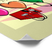 Kantoor Zonnees Poster Art (Hoek)