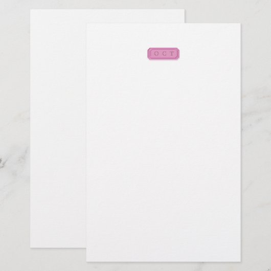 Kantoorartikelen Briefpapier (Voorkant / Achterkant)