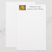 Kantoorartikelen Integriteit belangrijker dan Over Briefpapier (Voorkant / Achterkant)