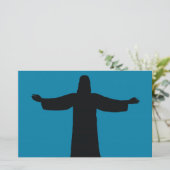 Kantoorartikelen Jezus Christus Briefpapier (Staand voorkant)