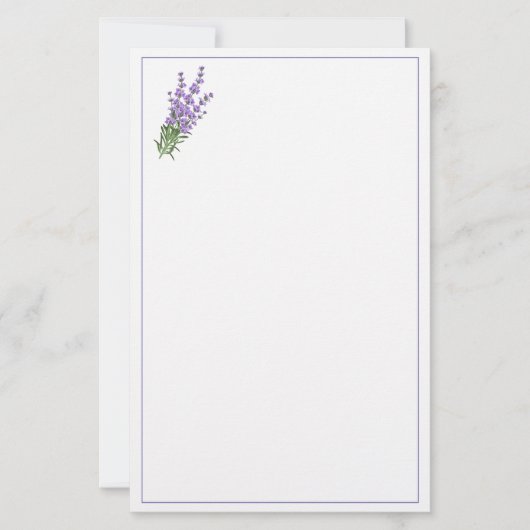 Kantoorartikelen-Lavendel Kantoorartikelen Briefpapier (Voorkant)