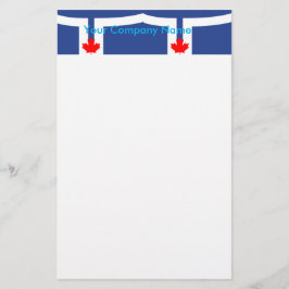 Kantoorartikelen met de vlag van Toronto, Canada Briefpapier