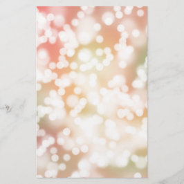 Kantoorartikelen mooie bleke perzik bokeh achtergr briefpapier
