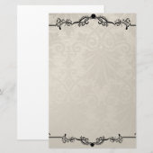 Kantoorartikelen Oud Papier Crème Zwart (Voorkant / Achterkant)