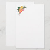 Kantoorartikelen Papier-Bloem Briefpapier (Voorkant / Achterkant)