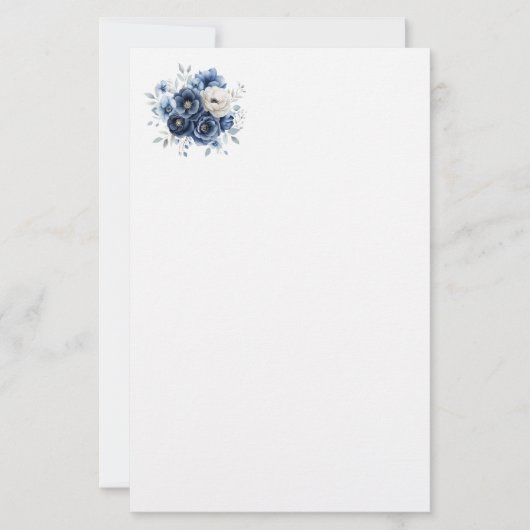 Kantoorartikelen Papier-Bloemen Briefpapier (Voorkant)