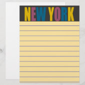 Kantoorartikelen uit New York (Voorkant / Achterkant)