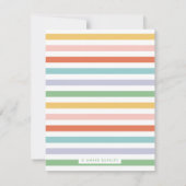 Kantoorartikelen voor kinderen notitiekaartje (Achterkant)