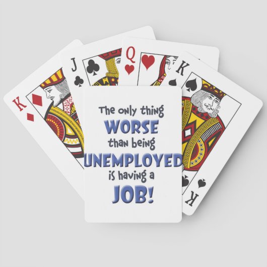 Kantoorbedroefdheid Pokerkaarten (Achterkant)