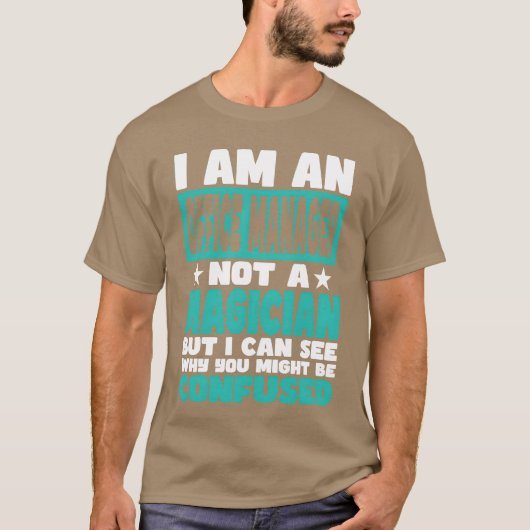 Kantoorbeheerder vintage t-shirt (Voorkant)