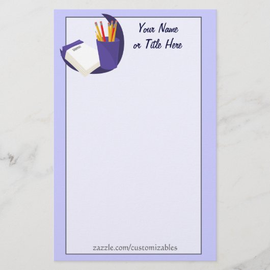 kantoorbenodigdheden briefpapier (Voorkant)