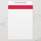 Kantoorbenodigdheden met vlag van Polen Briefpapier (Voorkant)