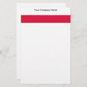 Kantoorbenodigdheden met vlag van Polen Briefpapier (Voorkant / Achterkant)