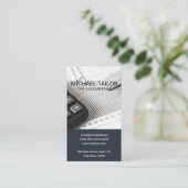 kantoorbenodigdheden | spreadsheet visitekaartje (Staand voorkant)