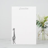 kantoorbenodigdheden voor Giraffe Briefpapier (Staand voorkant)