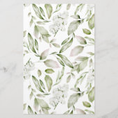 Kantoorbenodigdheden voor tuinbouwkundige werken briefpapier (Achterkant)