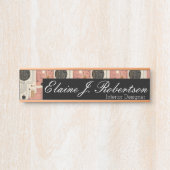 Kantoordeur bord - Mid Century Modern Deurbordje (Voorkant)