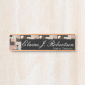 Kantoordeur bord - Mid Century Modern Deurbordje (Voorkant)