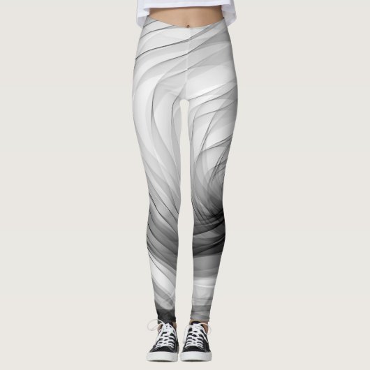 Kantoorflengte B&W - Leggings (Voorkant)