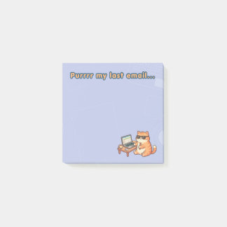 Kantoorhumor Post-Its | Volgens mijn laatste e-mai Post-it® Notes