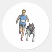 Kantoormachines Ronde Sticker (Voorkant)