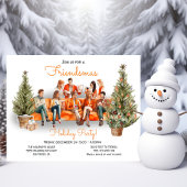 Kantoormedewerkers Friendsmas Vakantie Kerstfeest Kaart