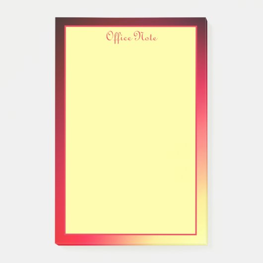 Kantoornotitie Post-it® Notes (Voorkant)