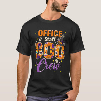 Kantoorpersoneel Boo Crew Grappige Halloween Match T-shirt